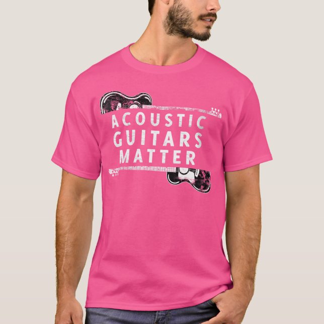 Acoustic Guitar Player Acoustic Guitars Morsa T Shirt (Framsida)