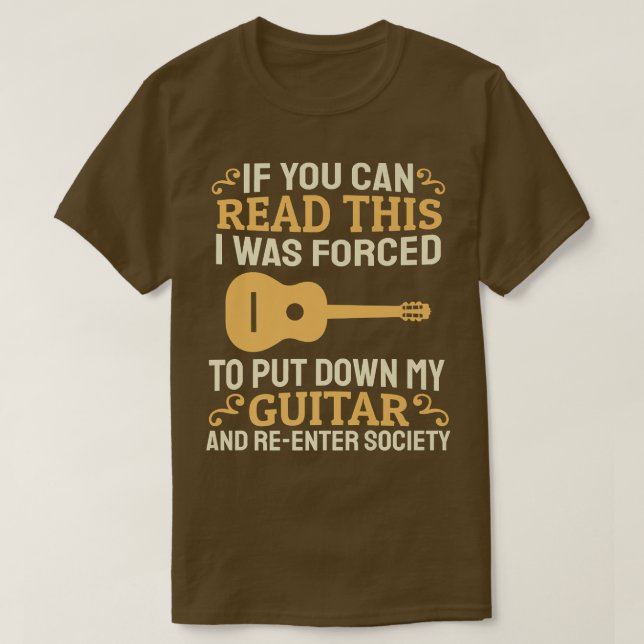 Acoustic Guitar Player Band MusicianAcoustic Guita T Shirt (Design framsida)