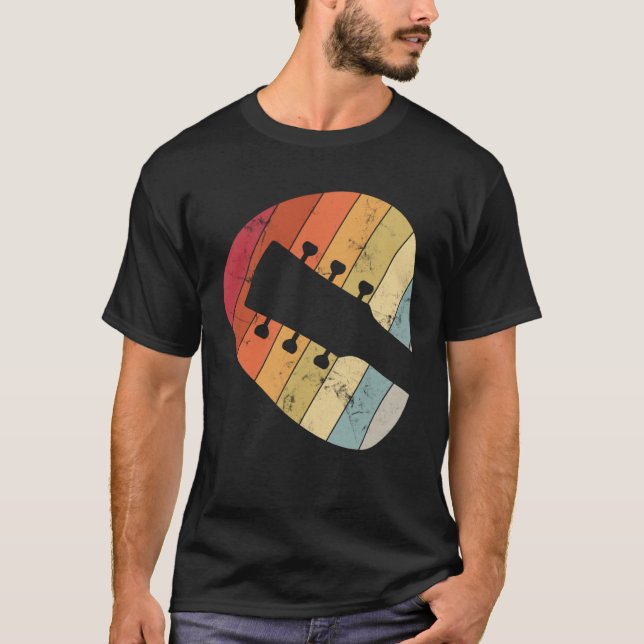 Acoustic Guitar Player for a Musician Guitarist 4 T Shirt (Framsida)