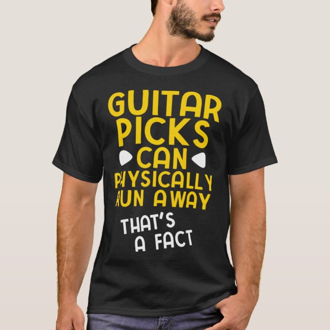 Acoustic Guitar Player för en musician Guitarist 1 T Shirt (Framsida)