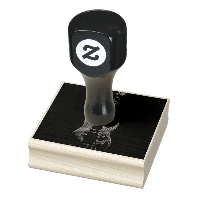 Acoustic guitar player gift stämpel (Stämpel)