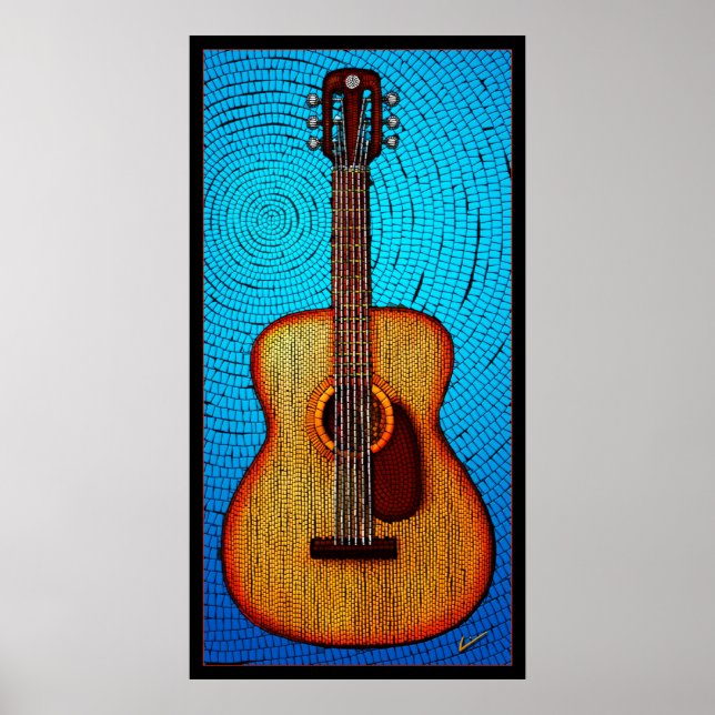Acoustic Guitar Poster (Framsidan)