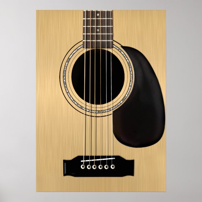 Acoustic Guitar Poster (Framsidan)