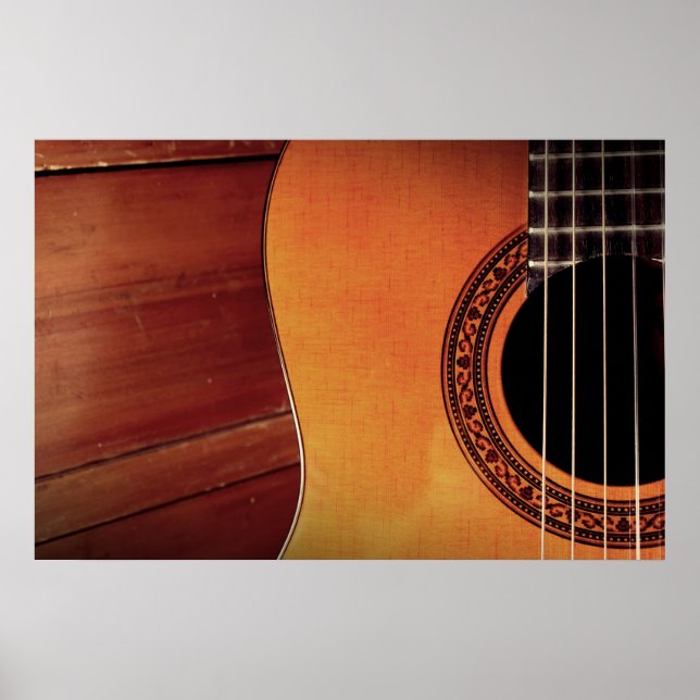 Acoustic Guitar Poster (Framsidan)