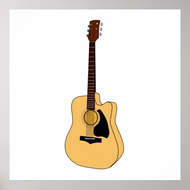 Acoustic Guitar Poster (Framsidan)