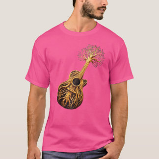 Acoustic Guitar Shirt Livets träd Guitar Player G T