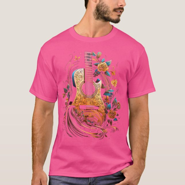 Acoustic Guitar T Shirt (Framsida)