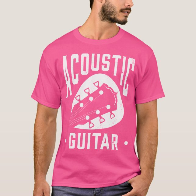 Acoustic Guitar T Shirt (Framsida)
