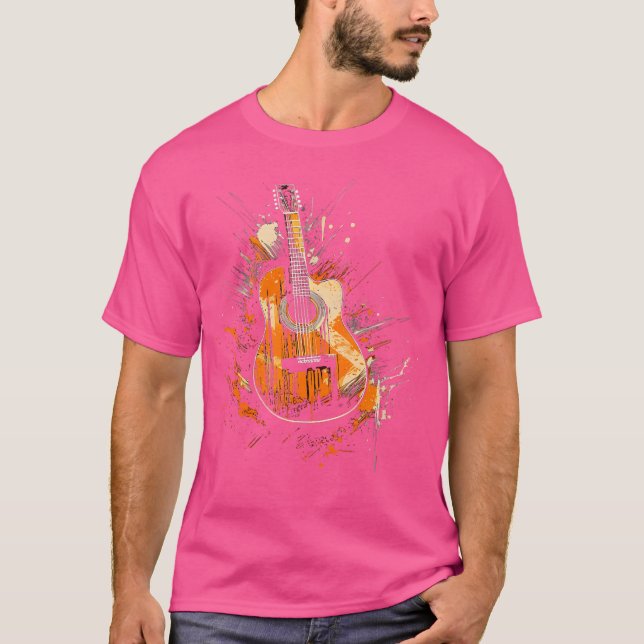 Acoustic Guitar T Shirt (Framsida)