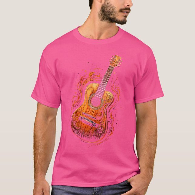 Acoustic Guitar T Shirt (Framsida)