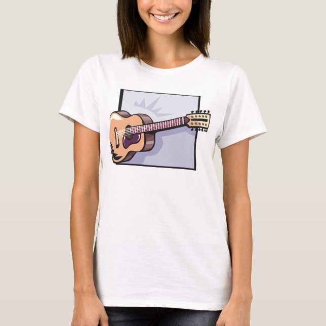 Acoustic Guitar T-Shirt (Framsida)