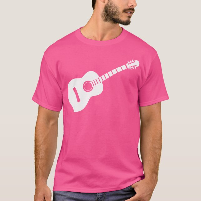 Acoustic Guitar Underbar Musician T Shirt (Framsida)