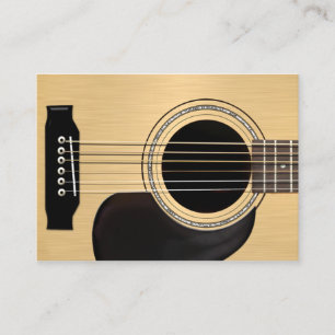Acoustic Guitar Visitkort
