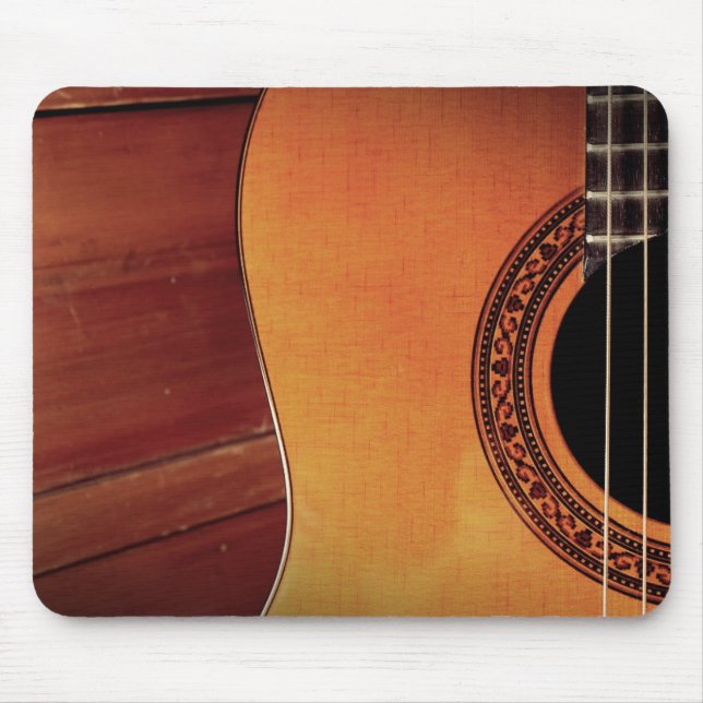Acoustic Guitar wooden musikinstrument art Musmatta (Framsidan)