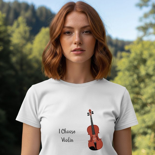 Acoustic Violin T Shirt (Acoustic Violin T-Shirt)