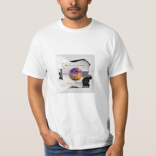 Acoustically Speaking T-Shirt - Sunflare Sånger (Framsida)