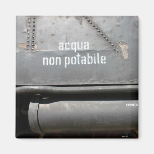 Acqua Non Potabile - dricka inte Magnet