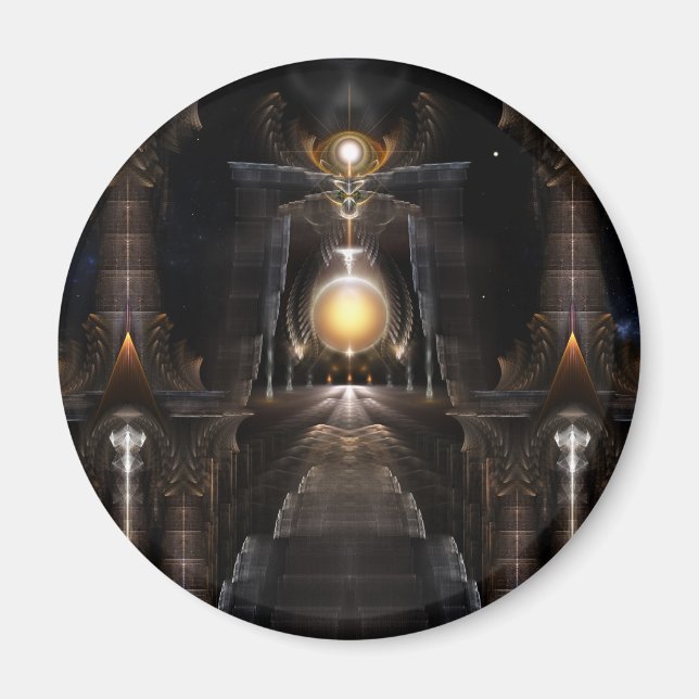 Acrellis Fractal Art Magnet (Framsidan)