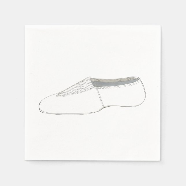 Acro Acrobatics Gymnast Dance Shoe-Födelsedagsfest Pappersservett (Framsidan)