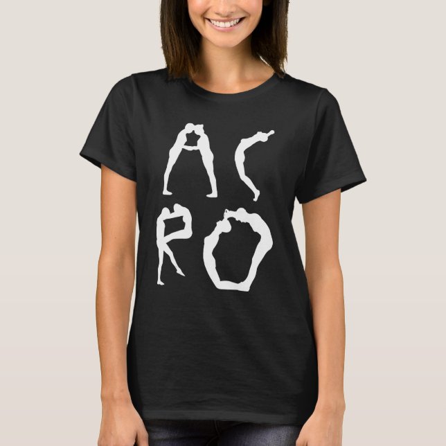 Acro Aerial Acroyoga Acro Yoga 1 T Shirt (Framsida)