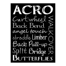 Acro Dance Tunnelbanan Art Poster