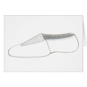 Acro Shoe Acrobatics Gymnastics Gym Dance Teacher Hälsningskort