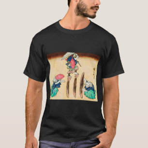 Acrobat Cat, Hiroshige, Ukiyo-e T Shirt