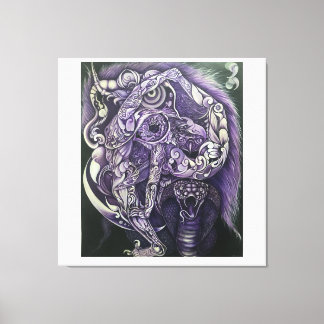 Acrobat i nationalskogen canvastryck