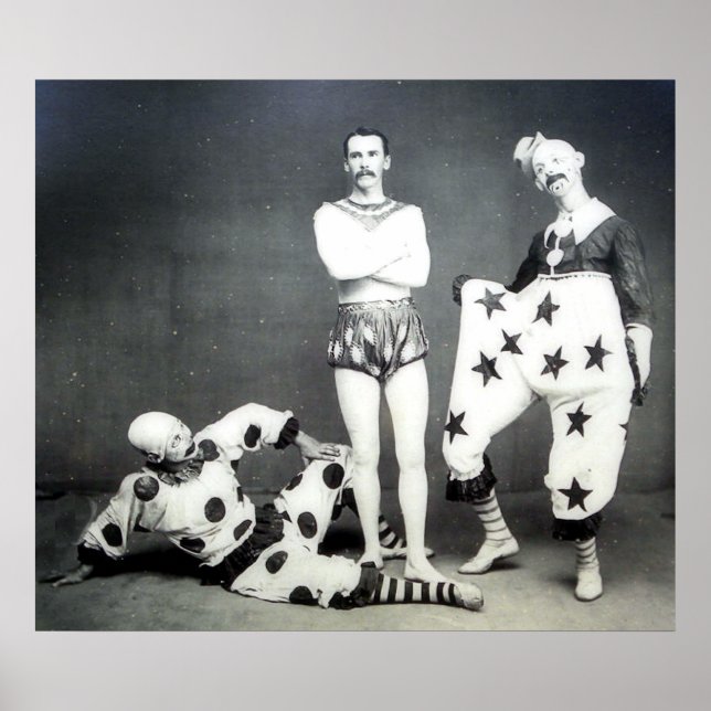 Acrobat och Clowns Poster (Framsidan)