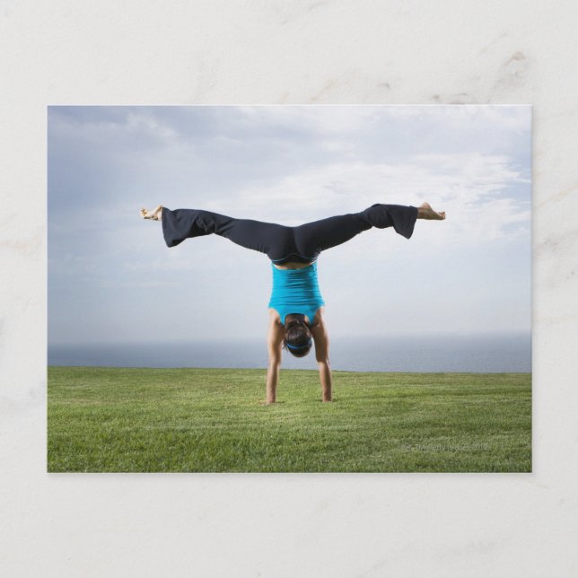 Acrobat och kontortionister 2 vykort (Framsida)