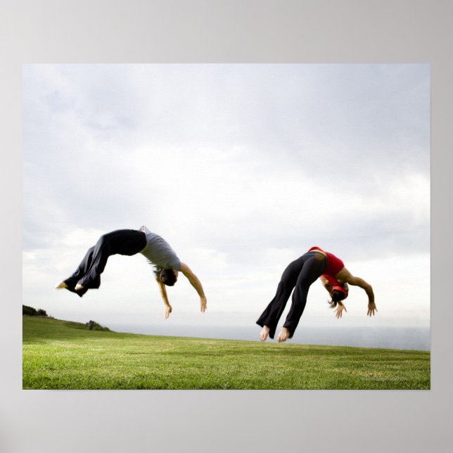 Acrobat och kontortionister 3 poster (Framsidan)
