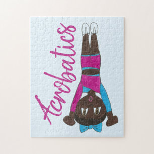 Acrobat Tumbling Acrobat Acrobat Dance Skäl Pussel