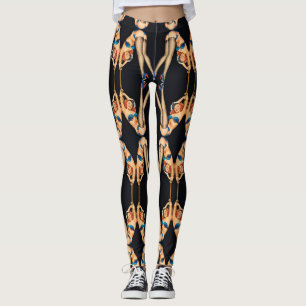 Acrobat Vintage Pinup Thunder_Cove Leggings
