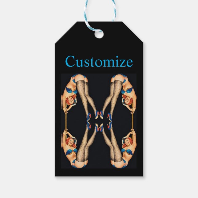 Acrobat Vintage Pinup Thunder_Cove Presentetikett (Framsidan)