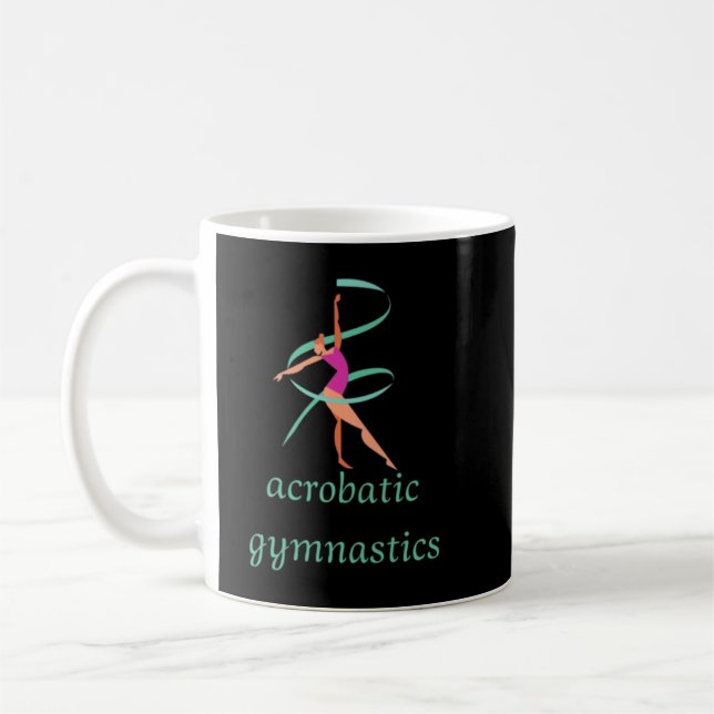 acrobatic gymnastics,gimnastic,dance,dencer,sports kaffemugg (Vänster)