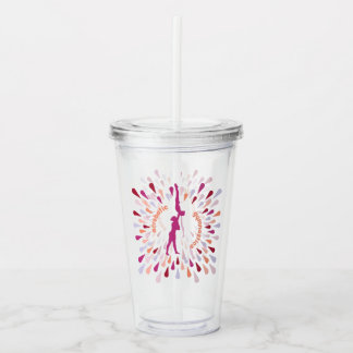 Acrobatic gymnastikakrylTumbler Take Away Mugg