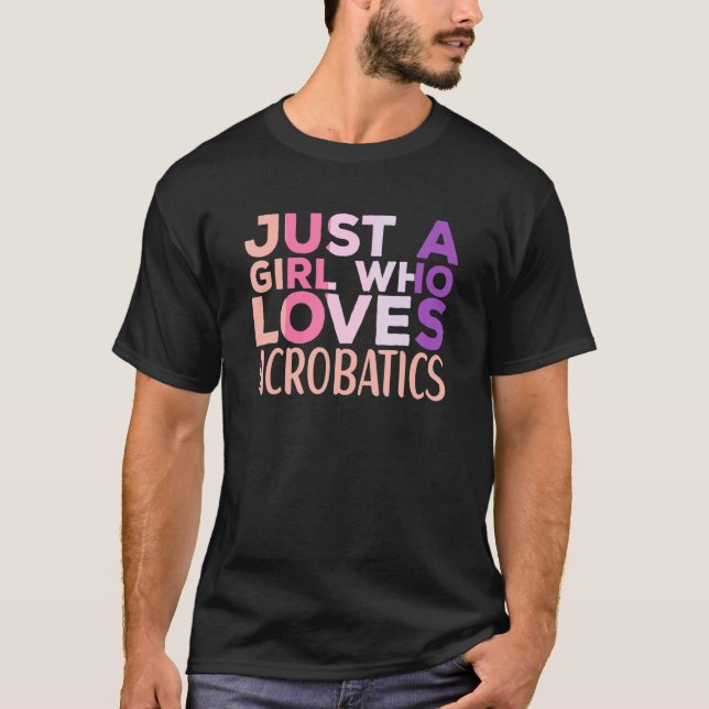 Acrobatics Apparat Acrobat for Gymnastics Aerial T Shirt (Framsida)