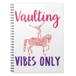 Acrobatics Equestrian Vaulting Horse Gymnastics Anteckningsbok