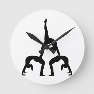 Acrobatics Rund Klocka