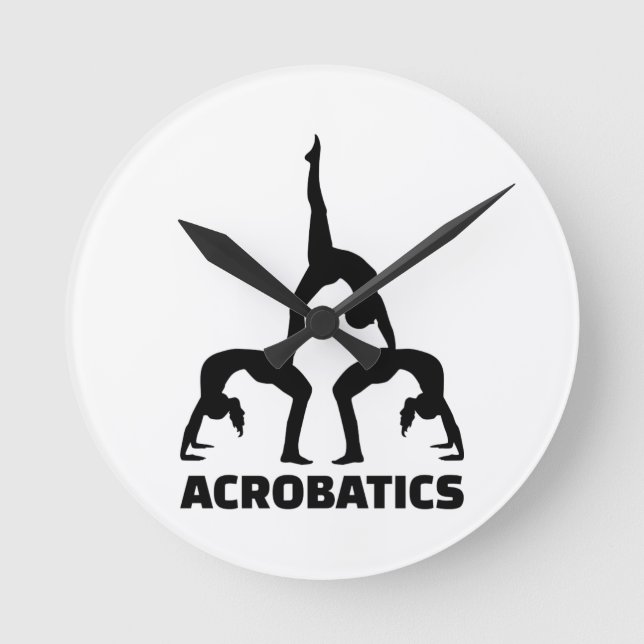 Acrobatics Rund Klocka (Framsida)