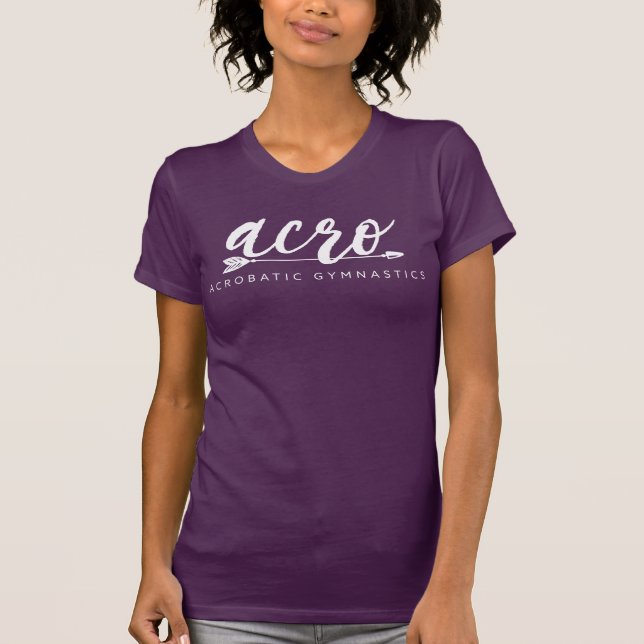 Acrobatisk gymnastika T-Shirt (Framsida)