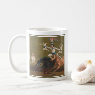 Acrobats On Horseback. Kaffemugg