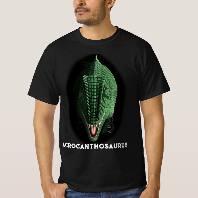 Acrocanthosaurus Dinosaur T-Shirt (Framsida)
