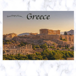 Acropolis Aten Grekland Vykort