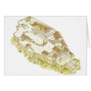 Acropolis Athens Hälsningskort