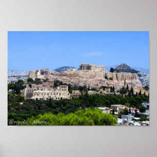 Acropolis - Athens Poster