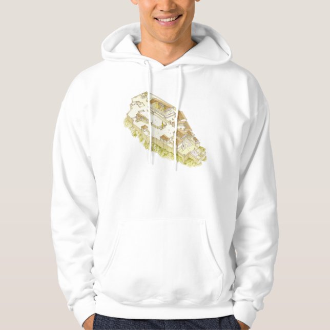 Acropolis Athens Sweatshirt Med Luva (Framsida)