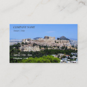 Acropolis - Athens Visitkort
