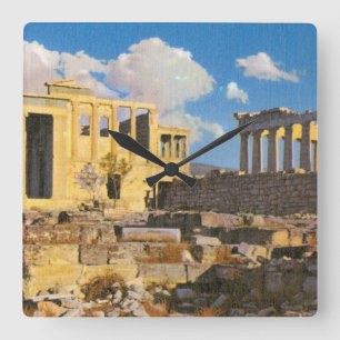 Acropolis Fyrkantig Klocka