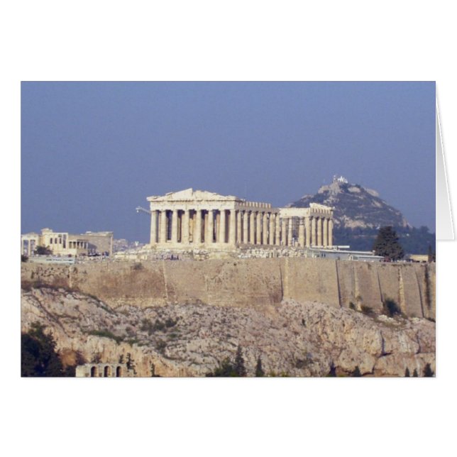 acropolis hälsningskort (Framsidan Horizontal)